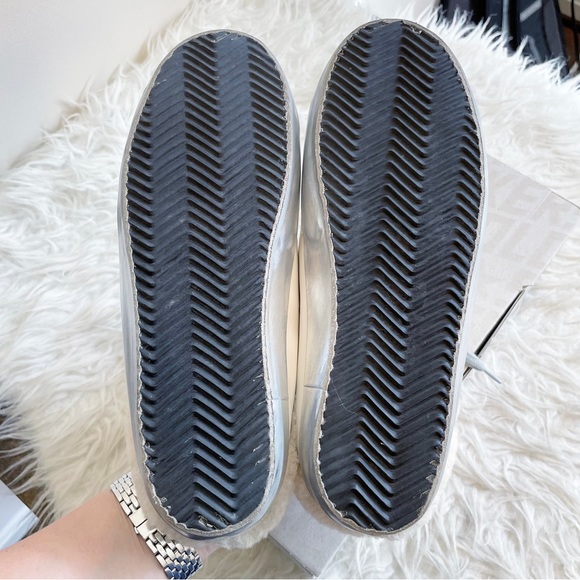 Golden Goose Superstar Sabot Shearling Sneaker White Silver Beige size 38 - Picture 13 of 15